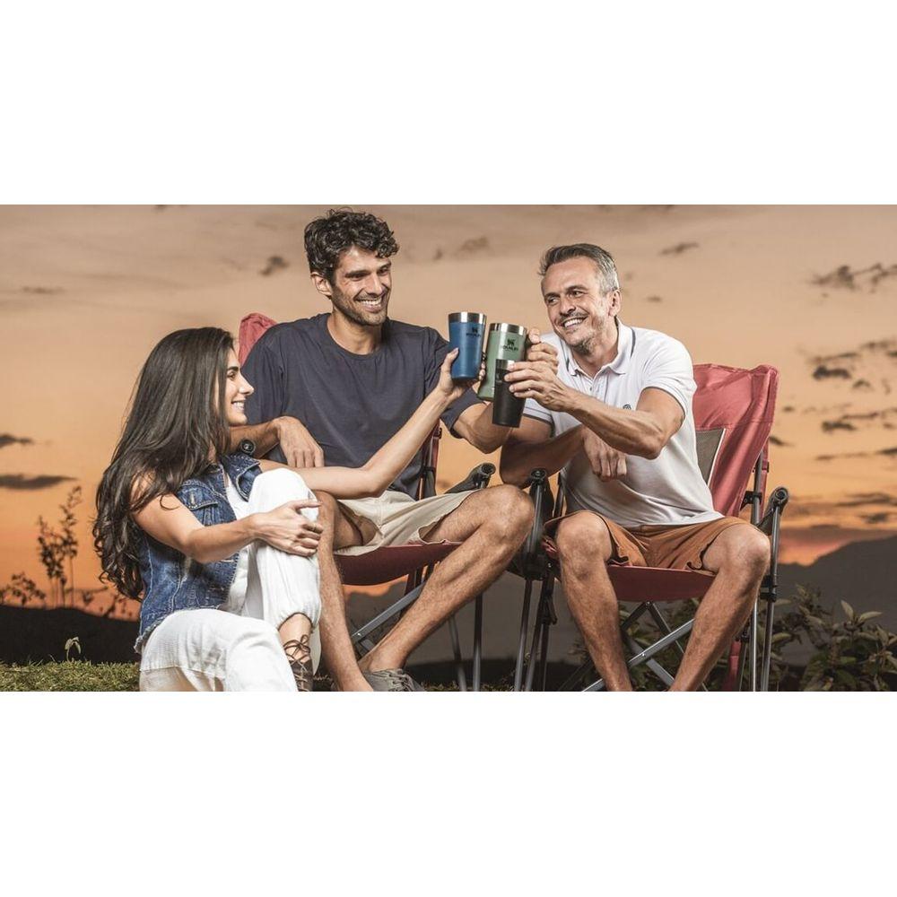 Copo Térmico para Cerveja com Tampa Inox 473ml Stanley Verde - 4