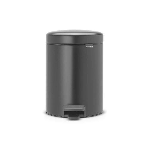 Lixeira em Aço 5 Litros New Icon Brabantia Preta