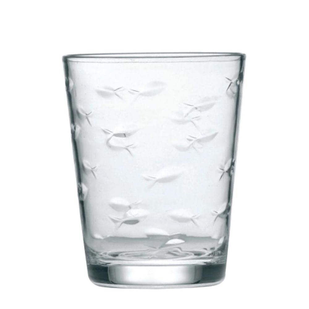 Copo Baixo em Acrílico Peixe 3D 400ml Kenya - 1