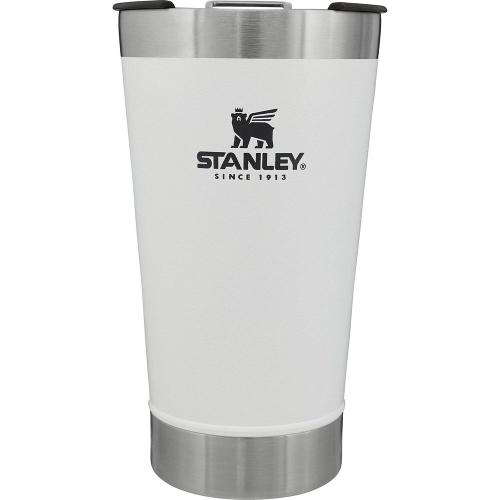 Copo Térmico para Cerveja com Tampa em Inox 473ml Stanley Branco