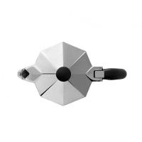 Cafeteira Moka Espresso 3 Xícaras 130ml Bialetti Preta - 3