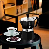 Cafeteira Moka Espresso 3 Xícaras 130ml Bialetti Preta - 5