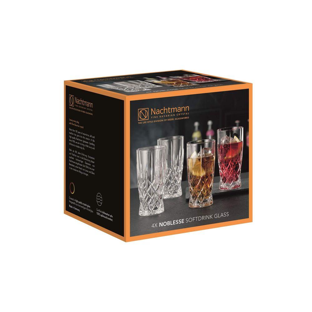 4 Copos Altos Noblesse em Vidro Cristal 250ml Nachtmann - 6