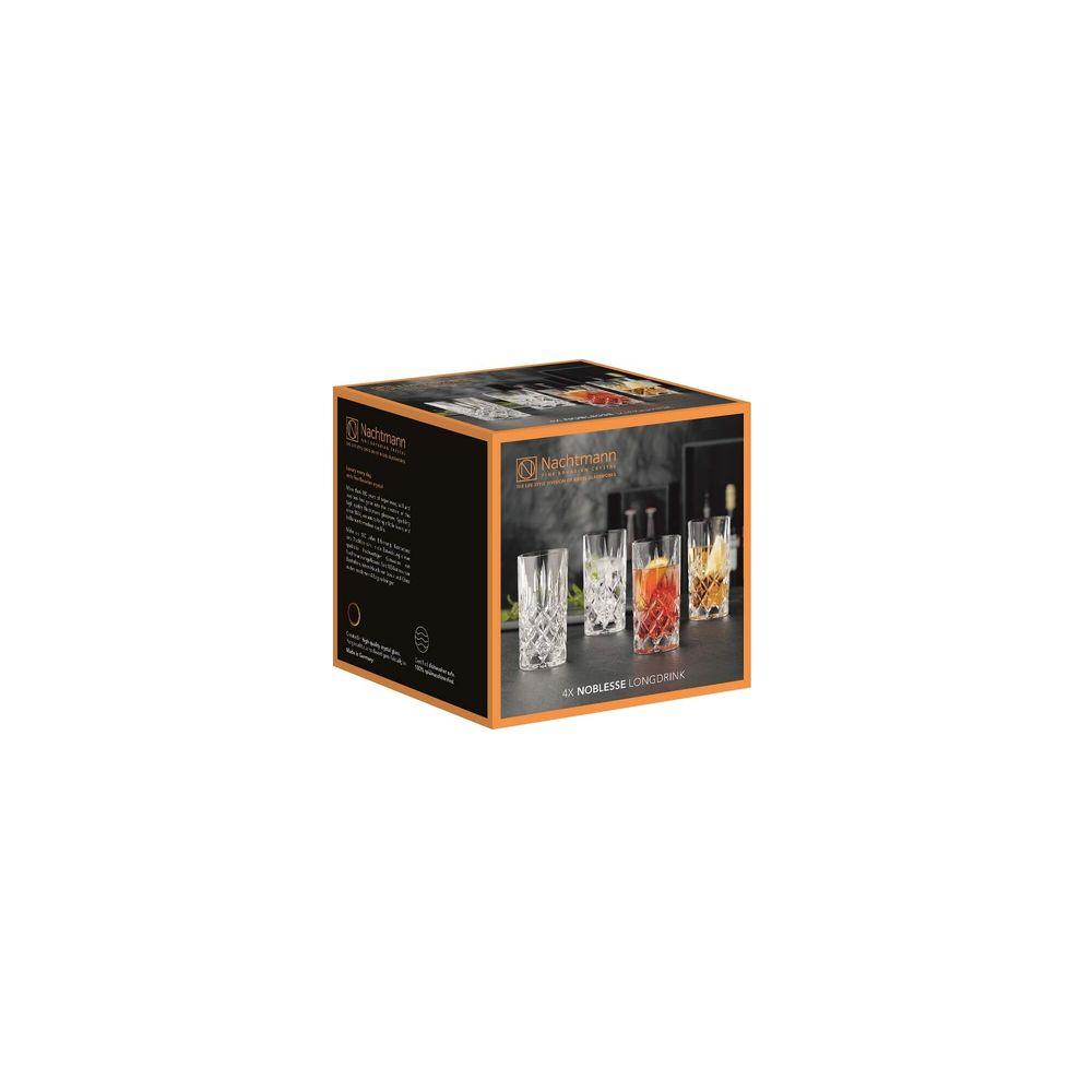 4 Copos Altos Noblesse em Vidro Cristal 375ml Nachtmann - 4
