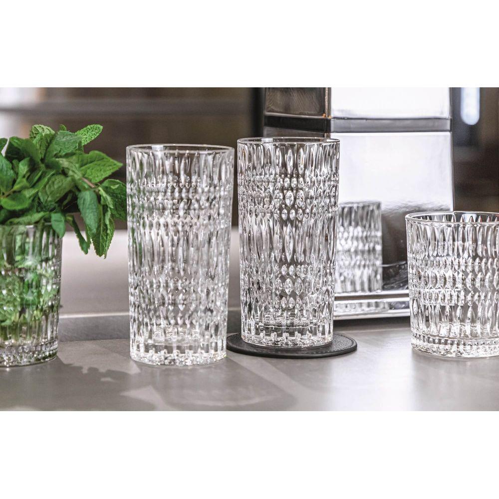 4 Copos Altos Ethno em Vidro Cristal 434ml Nachtmann - 3