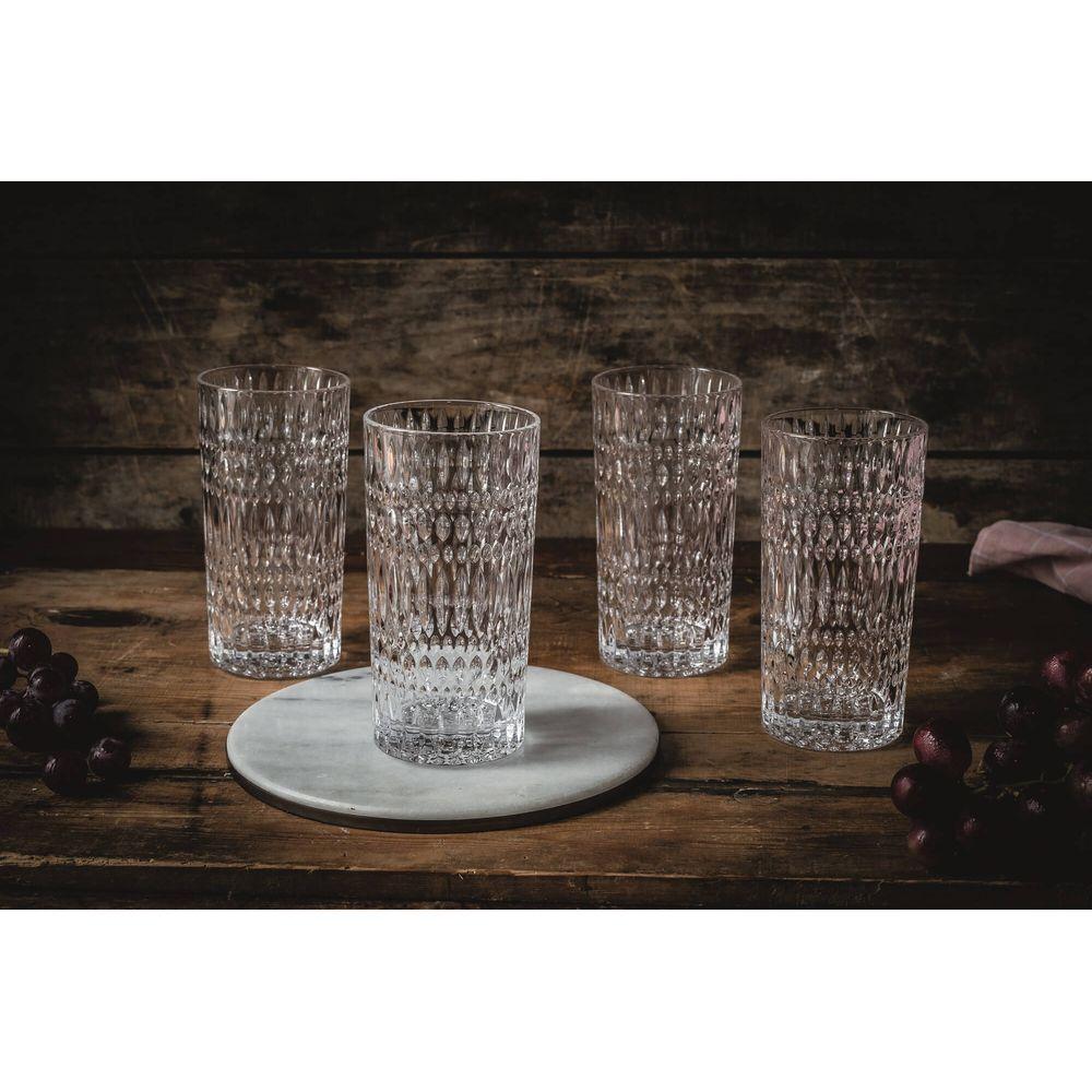 4 Copos Altos Ethno em Vidro Cristal 434ml Nachtmann - 5