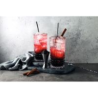 4 Copos Altos Ethno em Vidro Cristal 434ml Nachtmann