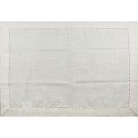 Conjunto com 2 Guardanapos em Tecido 40cm Off White - 1