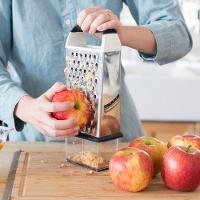 Ralador 4 Lados com Dispenser em Aço Inox OXO - 4