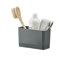 Porta Utensílio de Pia em Plástico Brabantia Cinza - 1