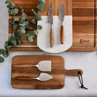 Kit para Queijo em Madeira 16,8x35,5cm Kenya - 5
