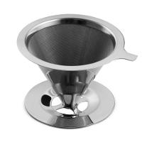 Filtro para Café Reutilizável em Inox 8x11,5x13,5cm Mimo Style Prata - 3