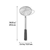 Escumadeira com Cabo em Aço Inox Antiderrapante 37,6cm OXO - 3