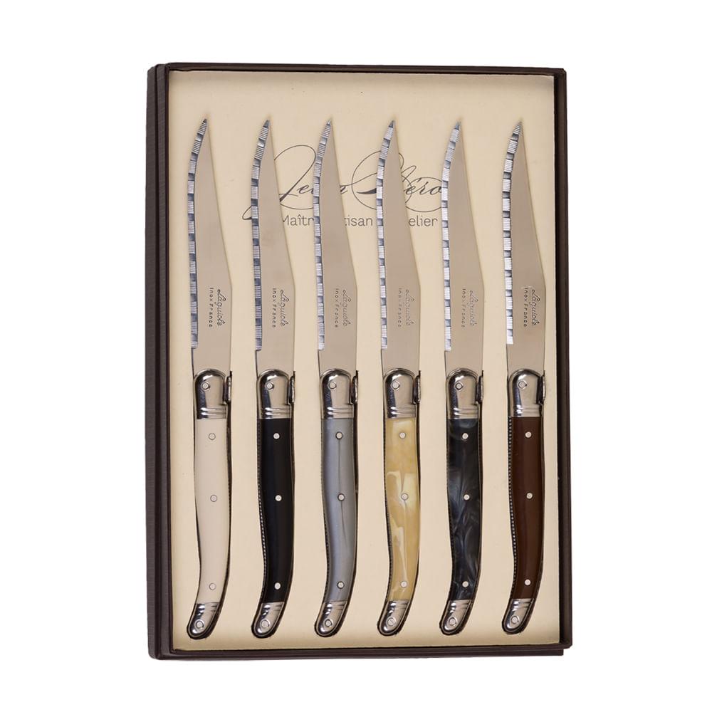 Conjunto de 6 Facas em Aço Inox Jean Neron - 2