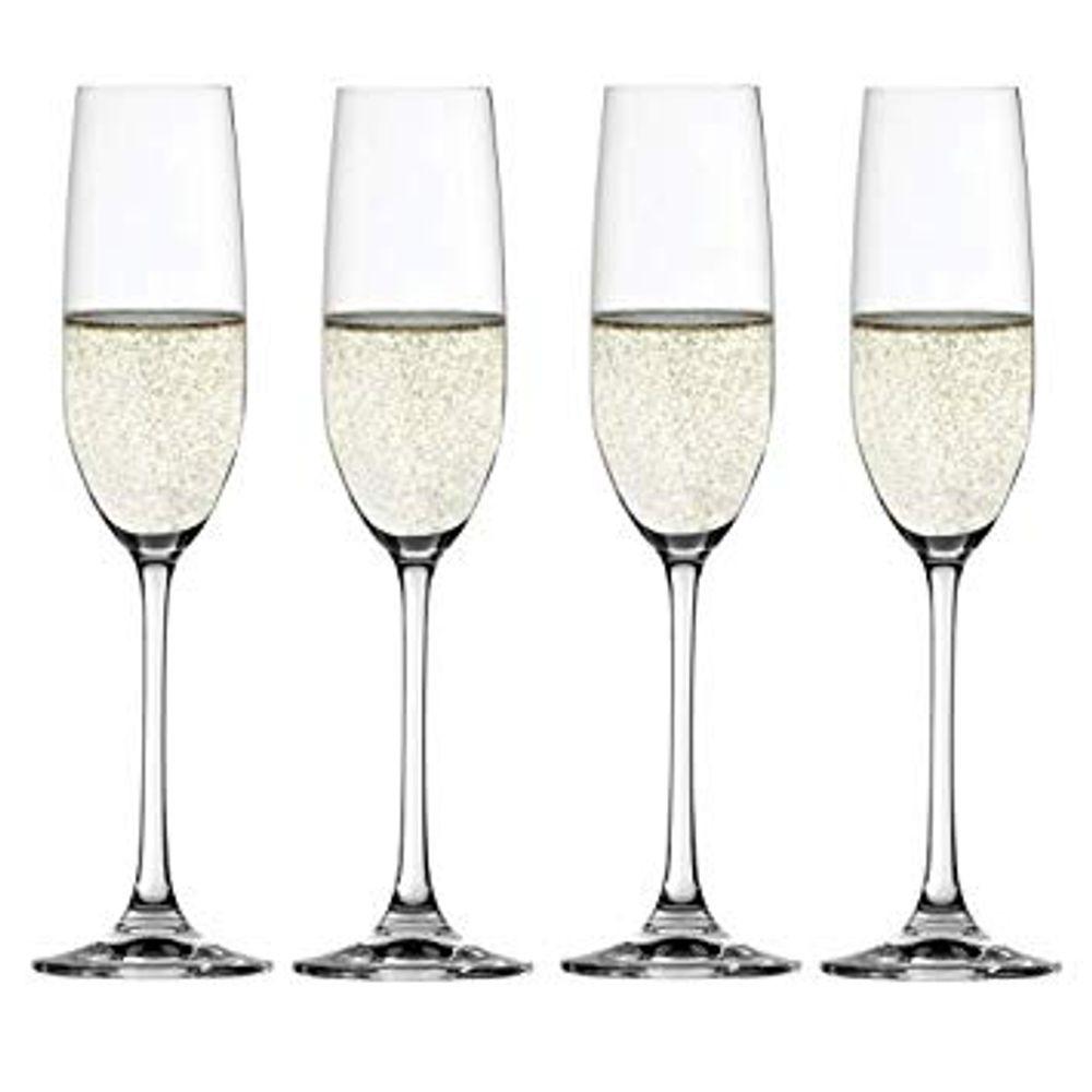 Conjunto de 4 Taças para Champagne em Vidro Cristalino Salute Spiegelau - 1