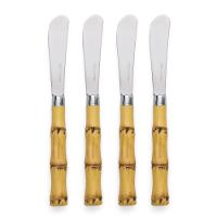 Conjunto de 4 Espátulas para Patê em Aço Inox Bamboo Kenya - 1