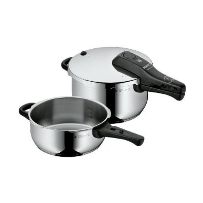 Conjunto de 2 Panelas de Pressão Perfect Pro em Aço Inox com Tampa de Indução WMF