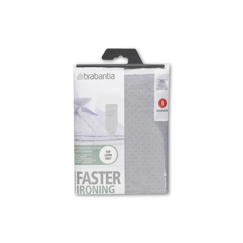 Capa para Tábua de Passar em Algodão Metalizado 124cm x 38cm Brabantia b - 1