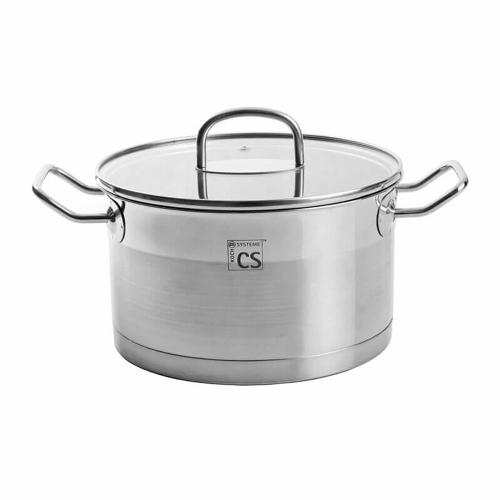 Caçarola Herten em Aço Inox para Indução 16cm 1,8 Litros Carl Schmidt Sohn