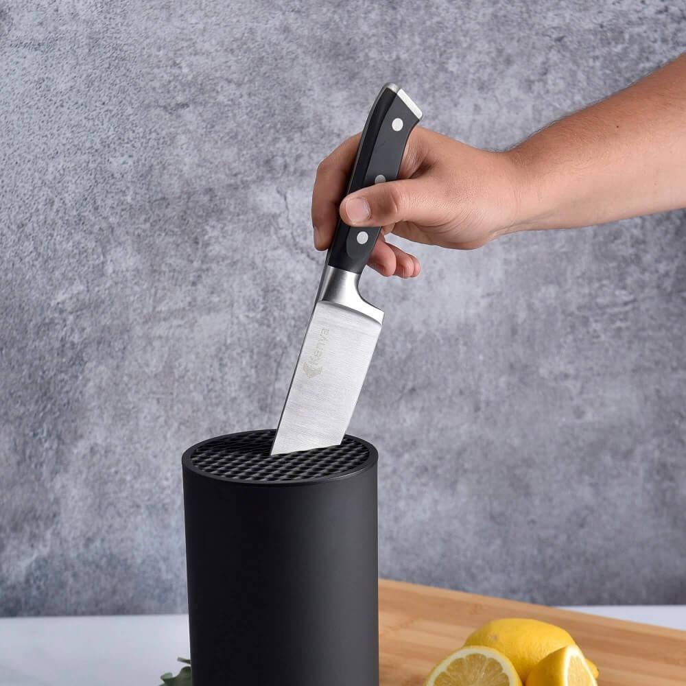 Bloco de Facas 22,7x11,2cm Kenya Preto - 3