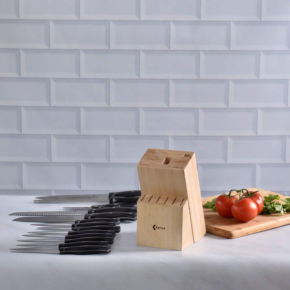 Bloco de Facas 14 Peças Aço Inox Kenya - 4