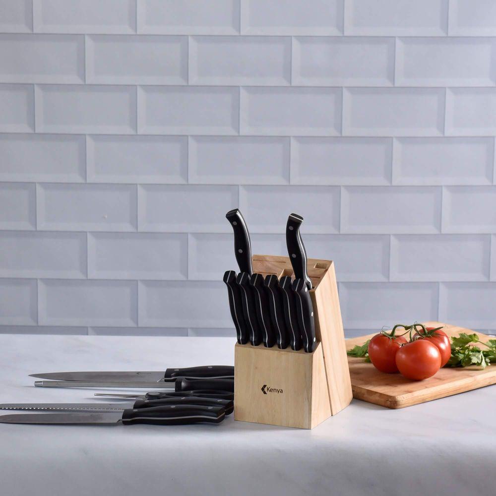 Bloco de Facas 14 Peças Aço Inox Kenya - 6