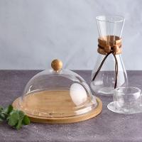 Bandeja para Queijo com Tampa em Bambu 23x14,5cm Kenya - 2