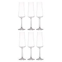 6 Taças para Champanhe Xtra em Cristal 210ml Bohemia - 1