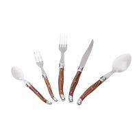 Faqueiro 30 Peças em Inox Laguiole Kenya Marrom - 2