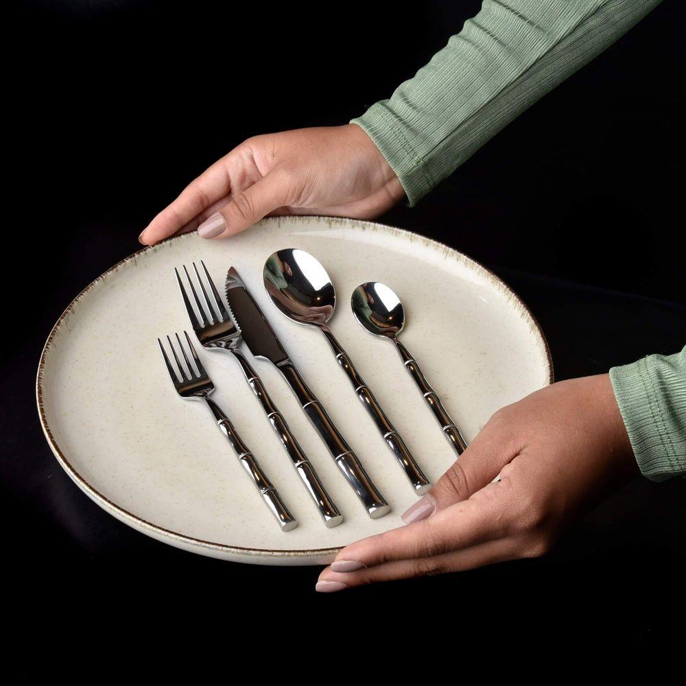 Faqueiro 30 Peças em Inox Bamboo Kenya - 3