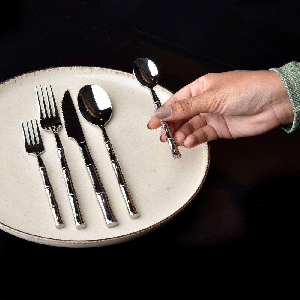 Faqueiro 30 Peças em Inox Bamboo Kenya - 5