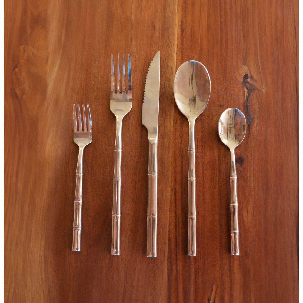 Faqueiro 30 Peças em Inox Bamboo Kenya - 6
