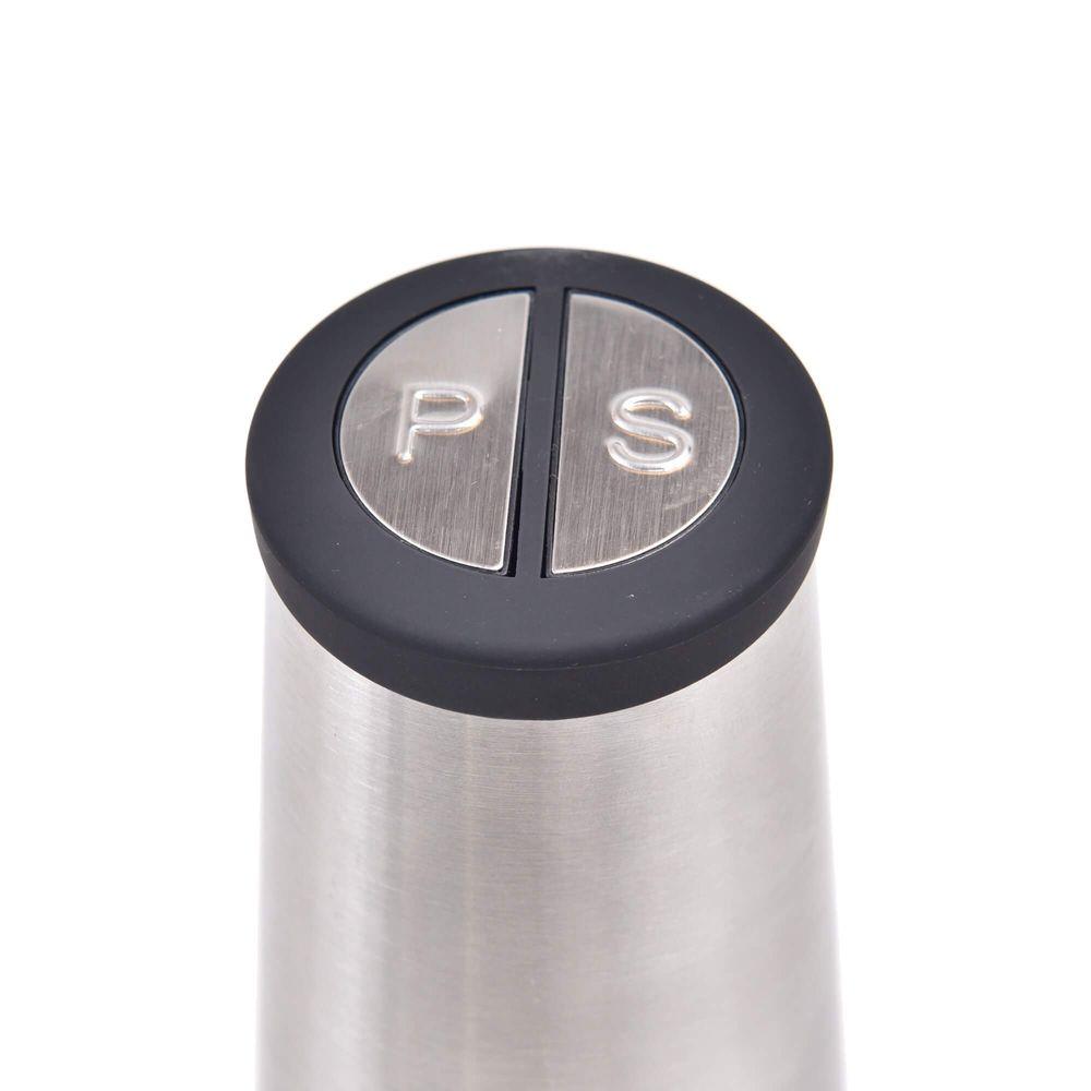 Moedor Duplo para Sal e Pimenta Elétrico em Aço Inox 35ml Maxwell & Williams - 4