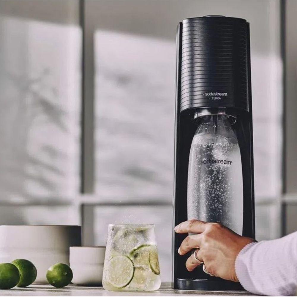 Máquina para Gaseificar Água Terra Sodastream Preta - 7