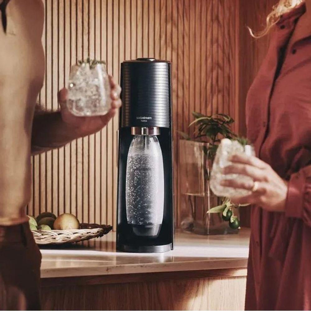 Máquina para Gaseificar Água Terra Sodastream Preta - 8