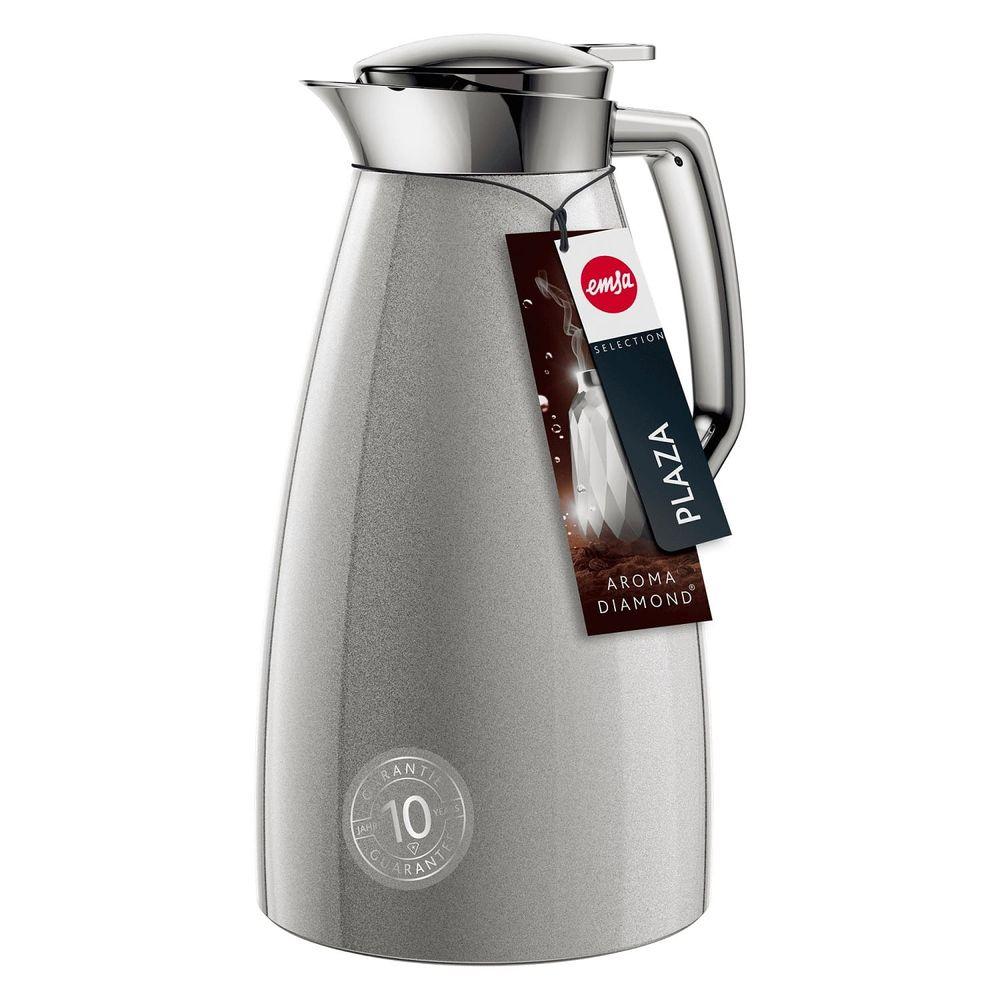 Garrafa Térmica Plaza Quick TIP 1L Emsa Cinza - 1