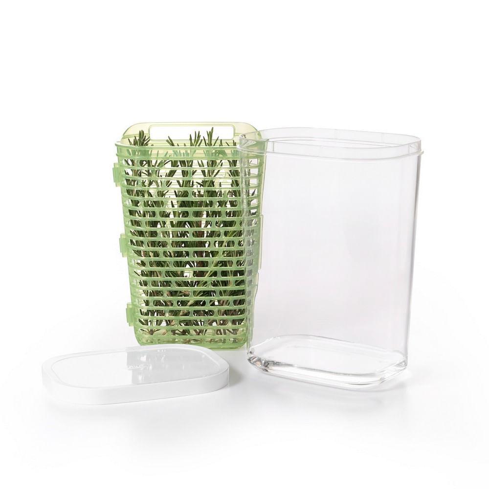 Pote Retangular para Ervas 2,7 Litros Greensaver OXO - 2