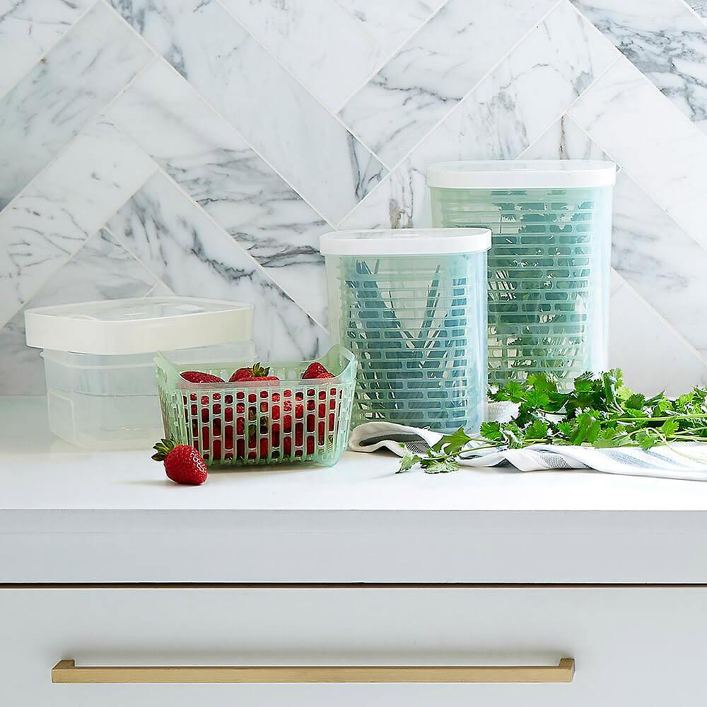 Pote Retangular para Ervas 2,7 Litros Greensaver OXO - 6