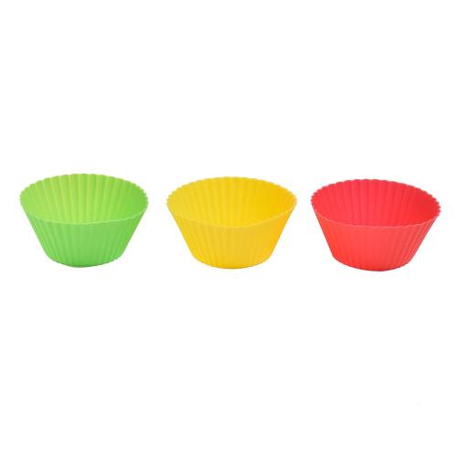 Kit com 12 Formas para Muffin em Silicone Kenya