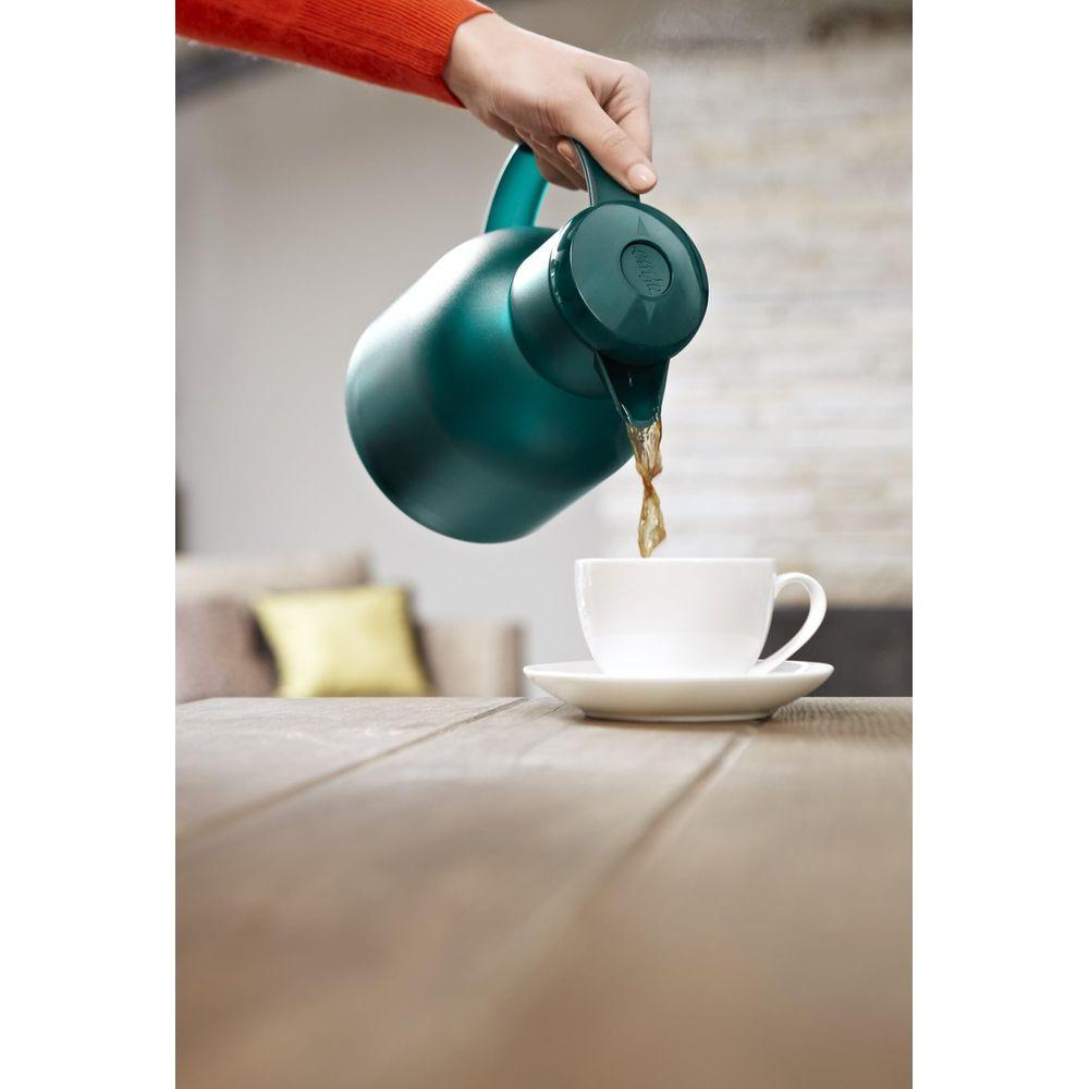 Garrafa Térmica Translúcida 1L Quick Press Samba Emsa Petróleo - 4