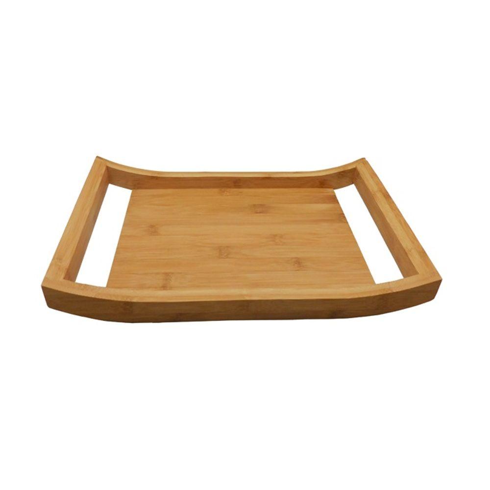 Bandeja com Alça em Bambu 45x35x5cm Kenya - 1