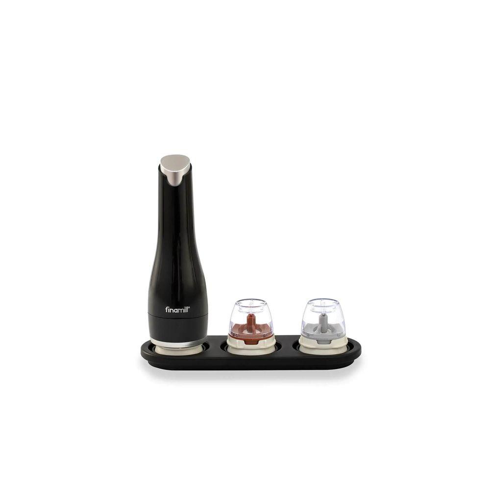 Moedor Elétrico com 2 Recipientes Muse Finamill Preto - 3