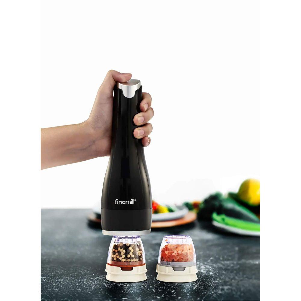 Moedor Elétrico com 2 Recipientes Muse Finamill Preto - 4