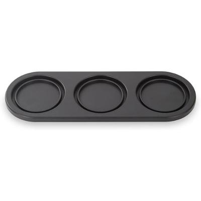 Bandeja Organizadora Retangular Finatray Finamill Preto