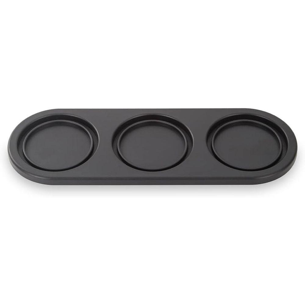 Bandeja Organizadora Retangular Finatray Finamill Preto - 1