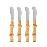 4 Espátulas para Patê Bamboo Natural Kenya - 1