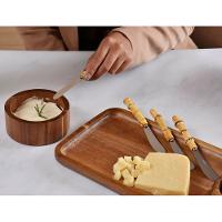 4 Espátulas para Patê Bamboo Natural Kenya - 7