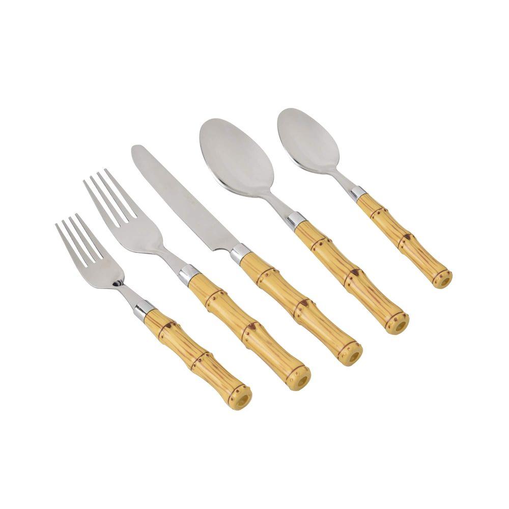 Faqueiro Bamboo com 30 Peças Kenya - 2