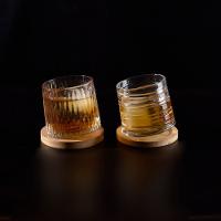 2 Copos para Whisky com 2 Bases de Bambu 300ml Kenya - 9