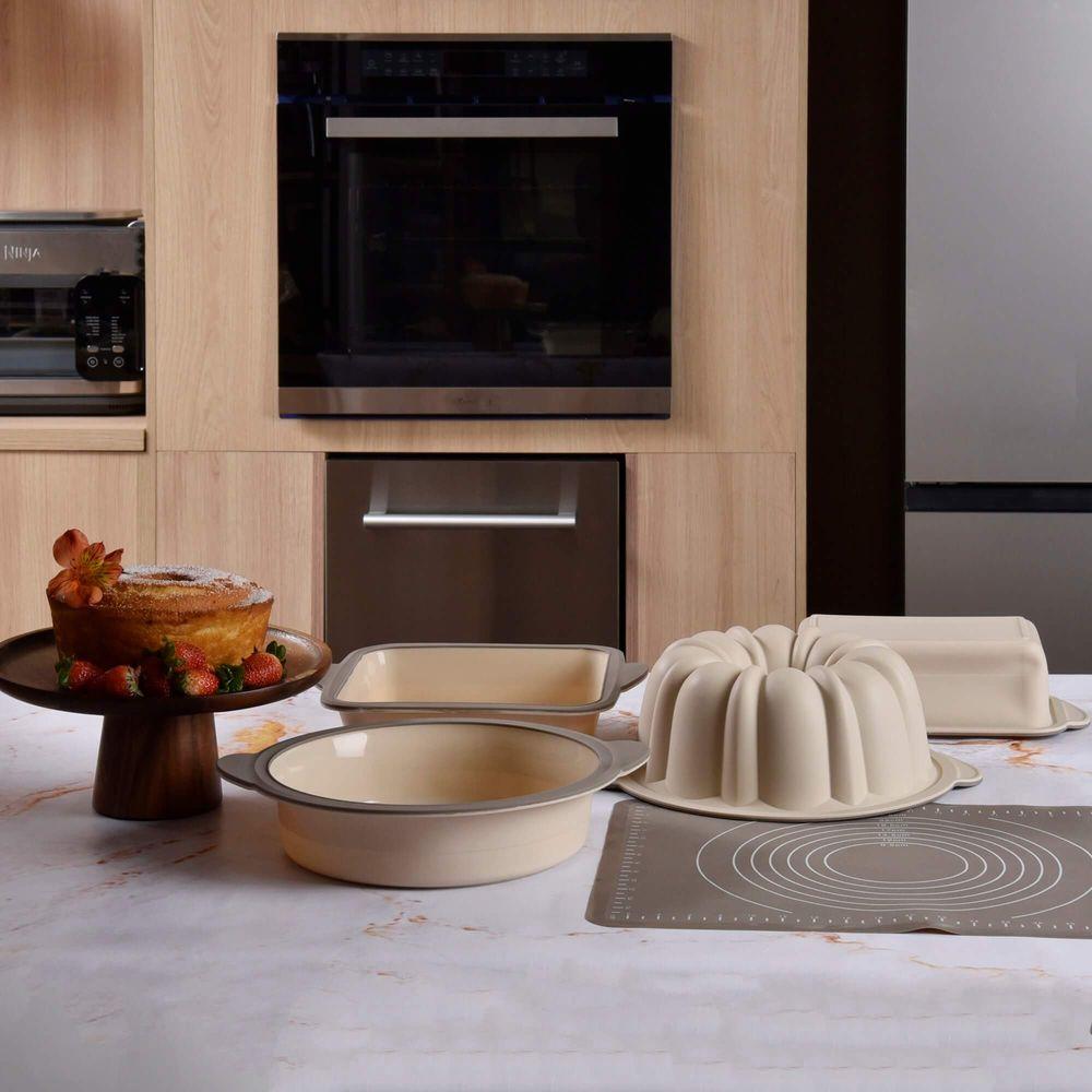 Forma Retangular de Silicone 8x14x27cm Kenya Bege - 7